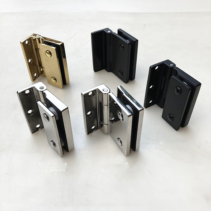 Glass Door Hinge - ไม่มีความต้านทาน, ไม่มีการเปิด, ห้องน้ำสแตนเลส304, ห้องอาบน้ำ, บานพับประตูกระจก, คลิปประตู,