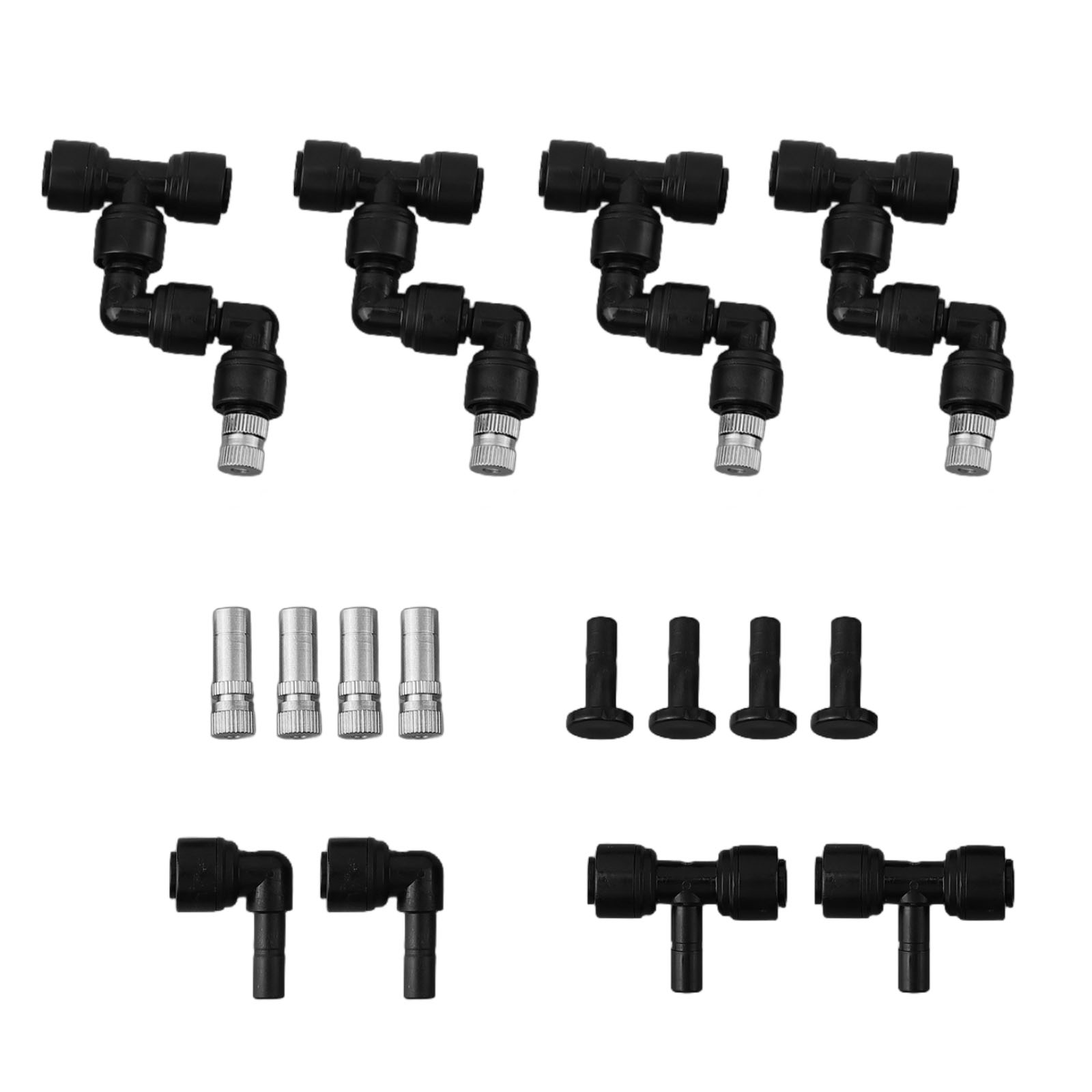 Misting Nozzle Reptile - หัวฉีดพ่นละอองพลาสติกและโลหะสำหรับสภาพแวดล้อมของสัตว์เลื้อยคลาน พร้อมดีไซน์ป้องกันการรั่วซึมเพื่อการควบคุมความชื้นประจำวัน