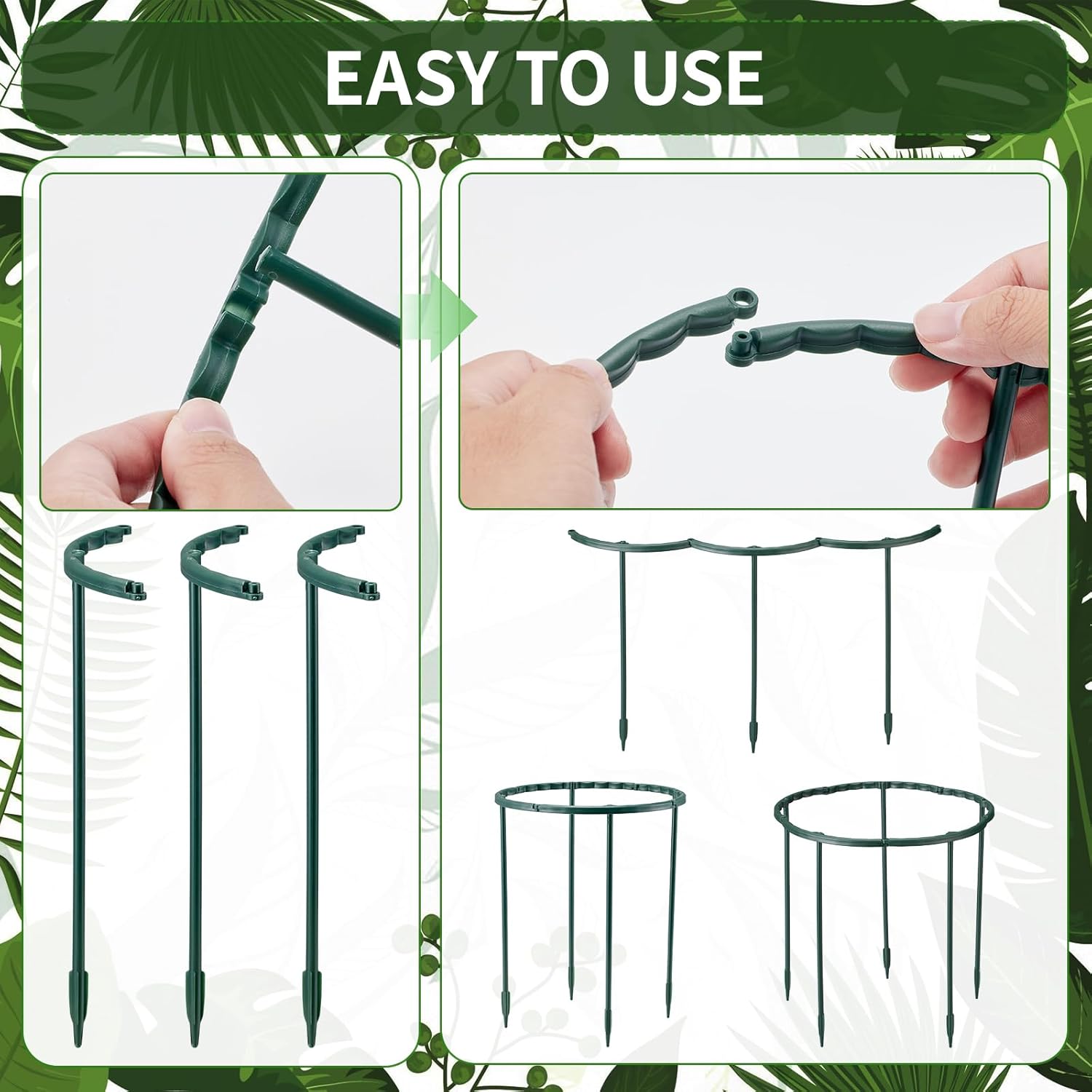 เสาค้ำต้นไม้ 1/16 ชิ้น สำหรับจ - Vine Climbing Plastic บทวิจารณ์และราคา