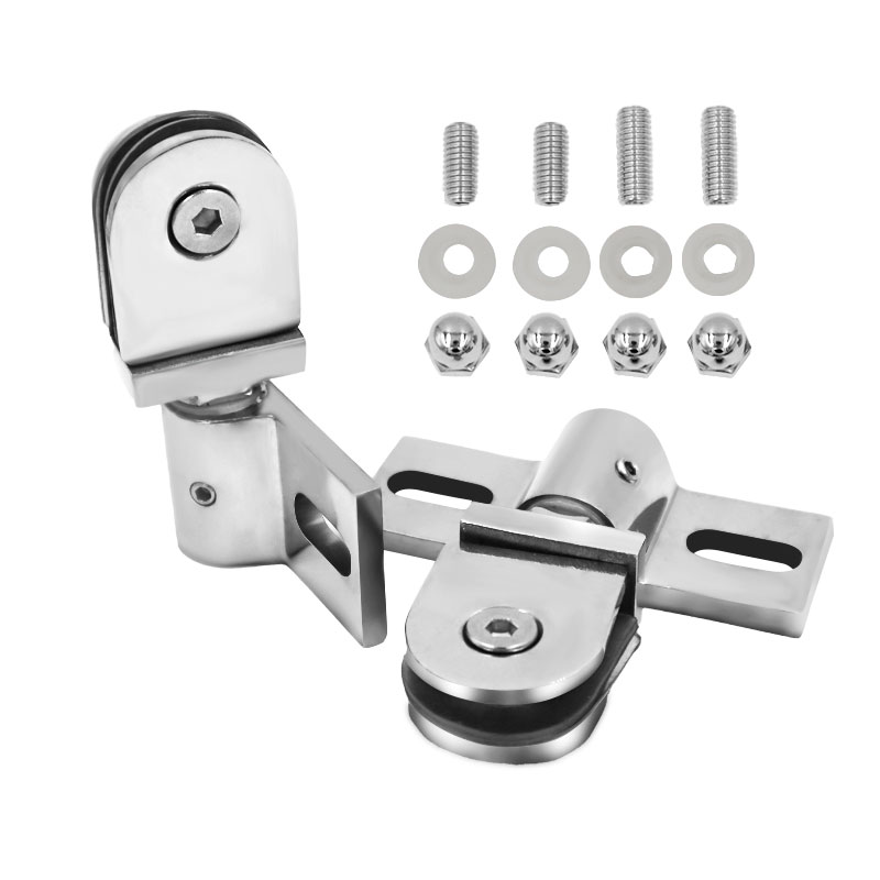 คลิปหนีบ/ตัวหนีบ/บานพับประตูกร - Glass Door Hinge บทวิจารณ์และราคา