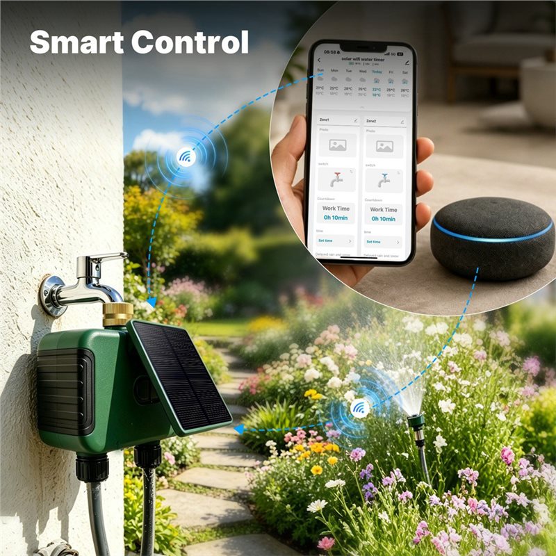 ตัวตั้งเวลาควบคุมระบบฉีดน้ำอัจ - Timer Dual Outlet บทวิจารณ์และราคา